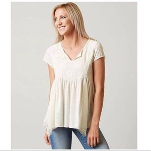 Coco + Jaimeson White Pieced Top